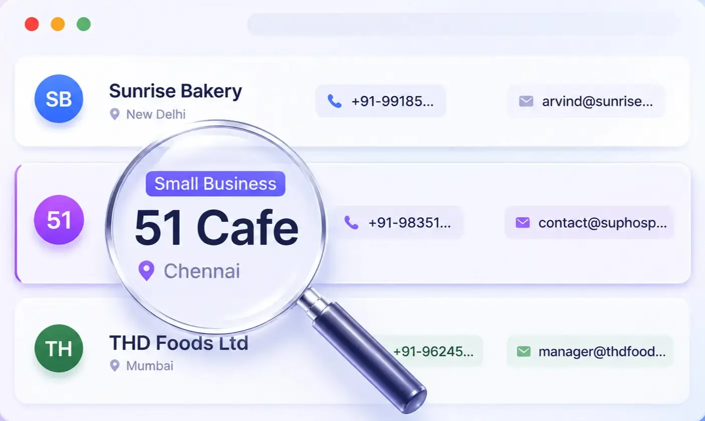 List of identified companies visiting a website